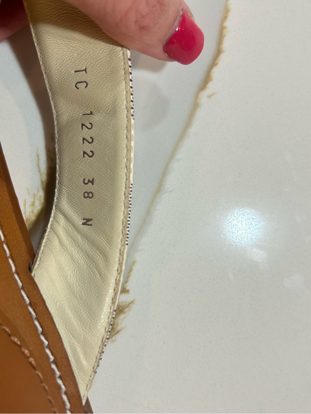 AUTHENTIC Louis Vuitton Damier Azur Sunny Flat Thong Sandals 38 US 8  🥰 👍 - Picture 13 of 16